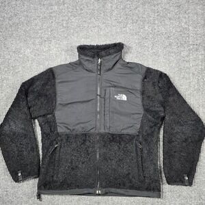 North Face Jacket Womens Small Black Denali Sherpa Fleece Polartec Full Zip Hike